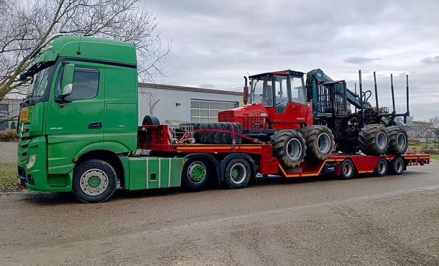 Transport de utilaje forestiere acolo unde ai nevoie
