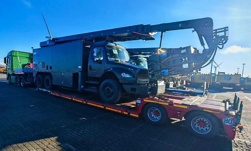 Utilaje de foraj transportate de Ansian cu profesionalism si oriunde ai nevoie de ele